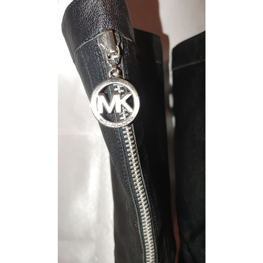 Michael Kors Fulton Leather Boots Size 7.5M - Picture 3 of 5